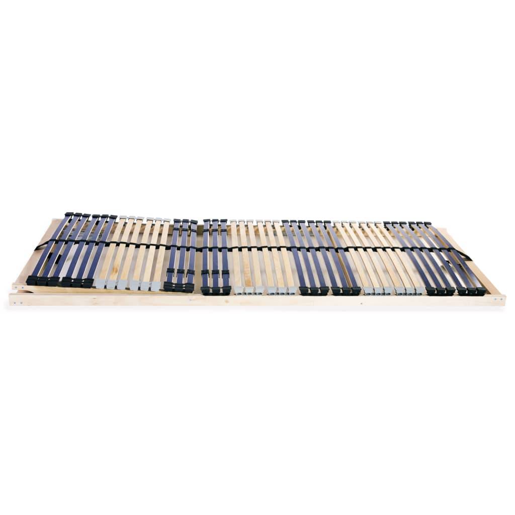 vidaXL Lattenroste 2 Stk. mit 42 Latten 7 Zonen 80x200 cm
