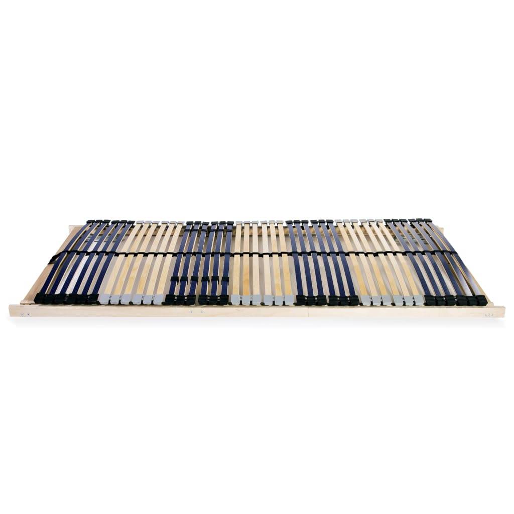 vidaXL Lattenroste 2 Stk. mit 42 Latten 7 Zonen 90x200 cm