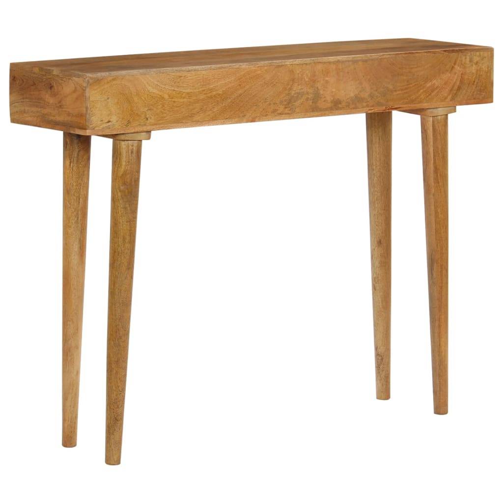 vidaXL Konsolentisch Mangoholz Massiv 102 x 30 x 79 cm