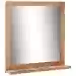 vidaXL Badezimmerspiegel 60×12×62 cm Walnuss Massivholz vidaXL Badezimmerspiegel 60×12×62 cm Walnuss Massivholz