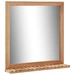 vidaXL Badezimmerspiegel 60×12×62 cm Walnuss Massivholz vidaXL Badezimmerspiegel 60×12×62 cm Walnuss Massivholz