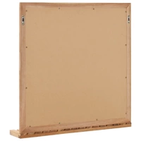 vidaXL Badezimmerspiegel 60×12×62 cm Walnuss Massivholz vidaXL Badezimmerspiegel 60×12×62 cm Walnuss Massivholz