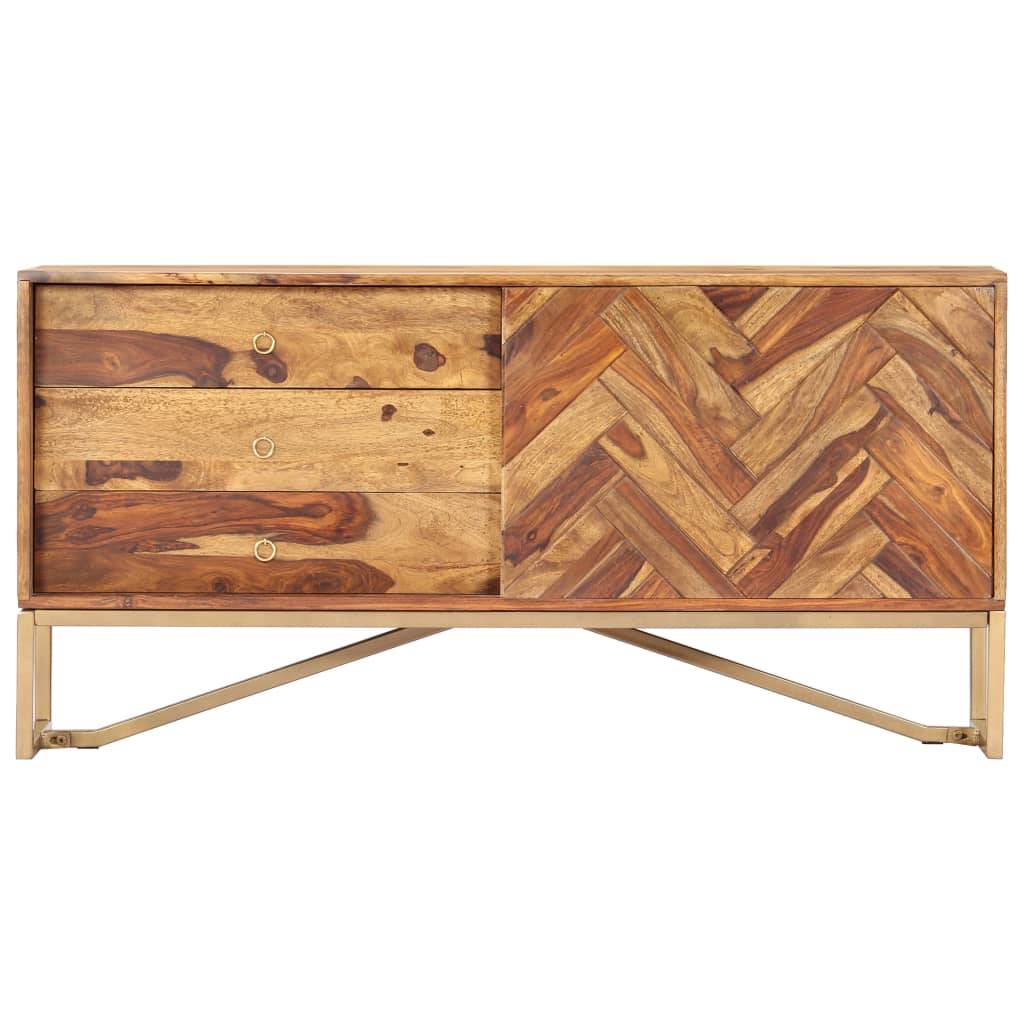 vidaXL Sideboard 118 x 30 x 60 cm Massivholz
