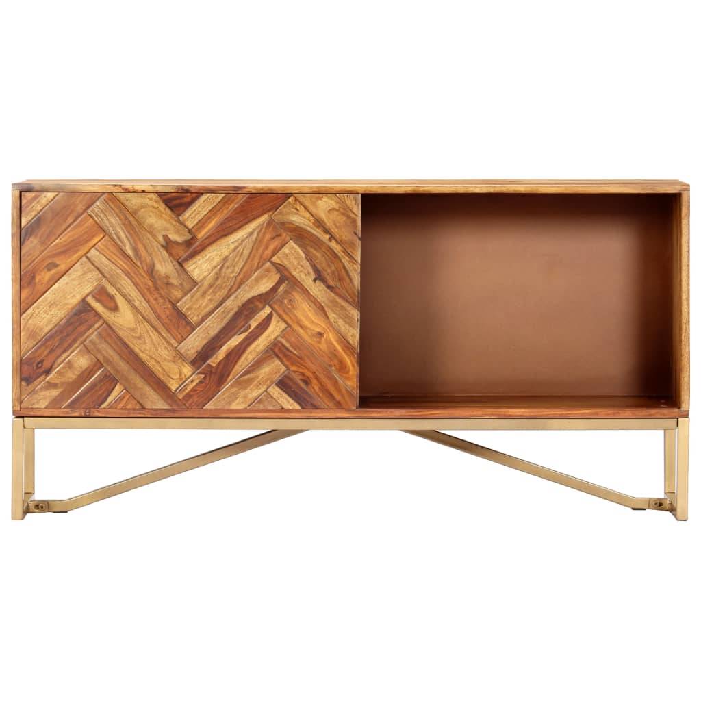 vidaXL Sideboard 118 x 30 x 60 cm Massivholz
