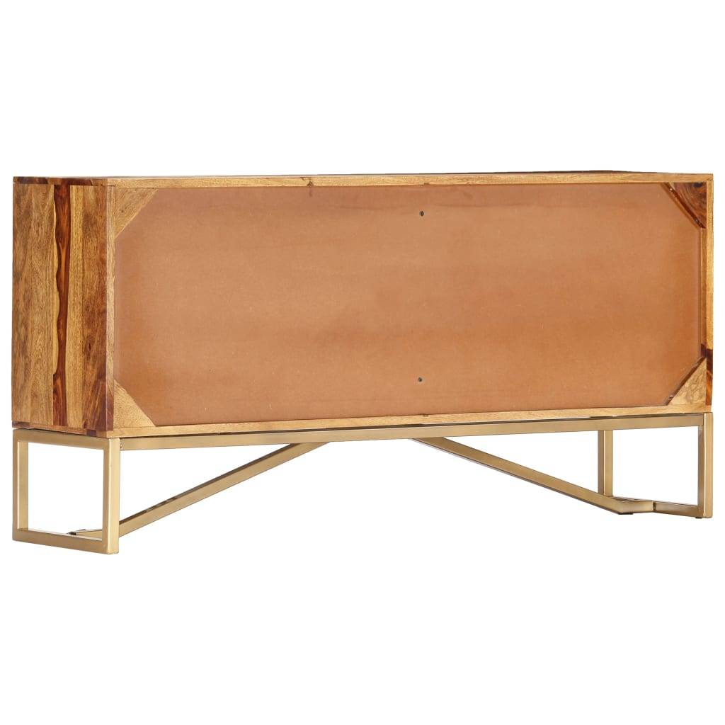 vidaXL Sideboard 118 x 30 x 60 cm Massivholz