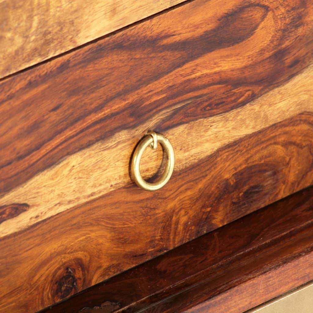vidaXL Sideboard 118 x 30 x 60 cm Massivholz