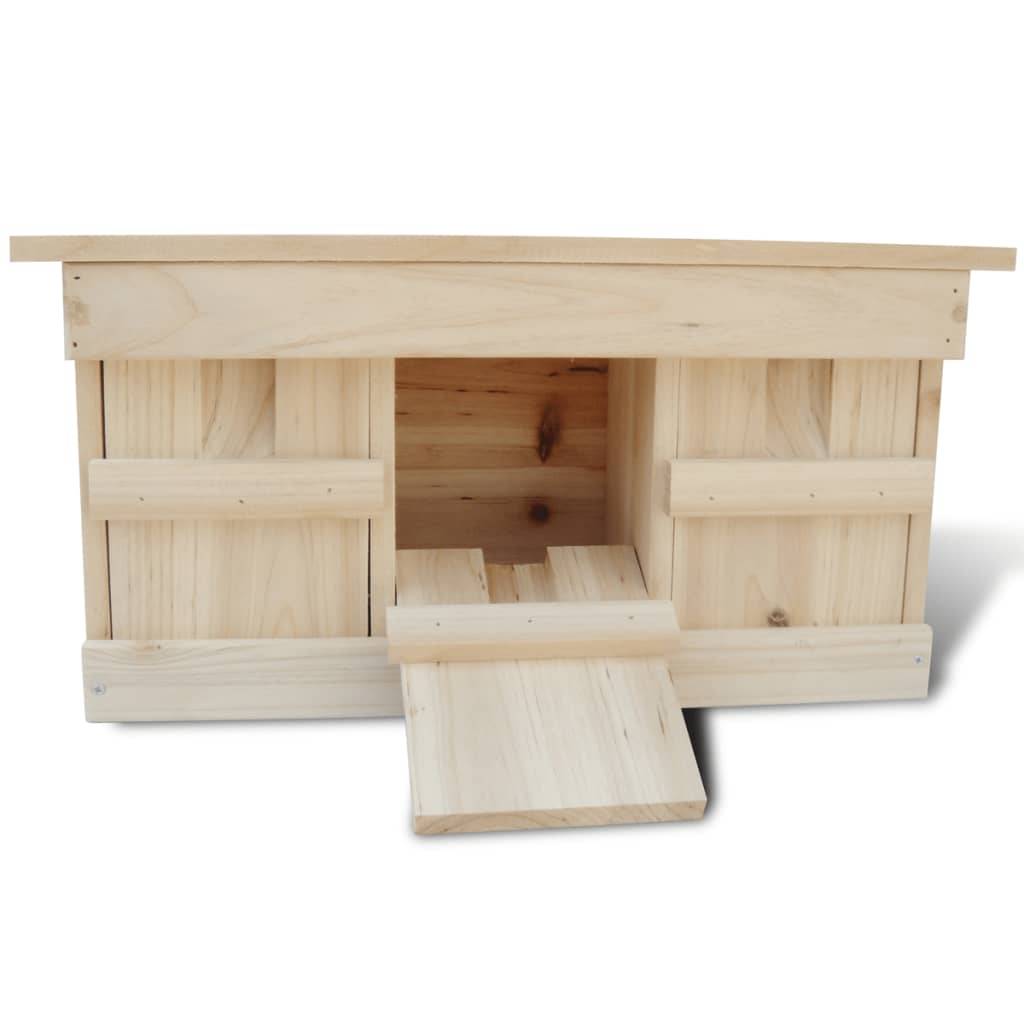 vidaXL Spatzenhaus 2 Stk. Holz 44 x 15,5 x 21,5 cm