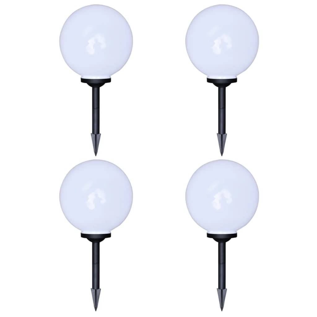 vidaXL Wegeleuchten 4 Stk. LED 30 cm mit Erdspieß