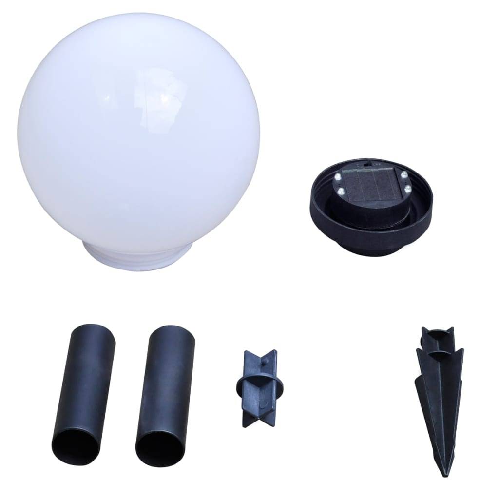 vidaXL Wegeleuchten 4 Stk. LED 30 cm mit Erdspieß