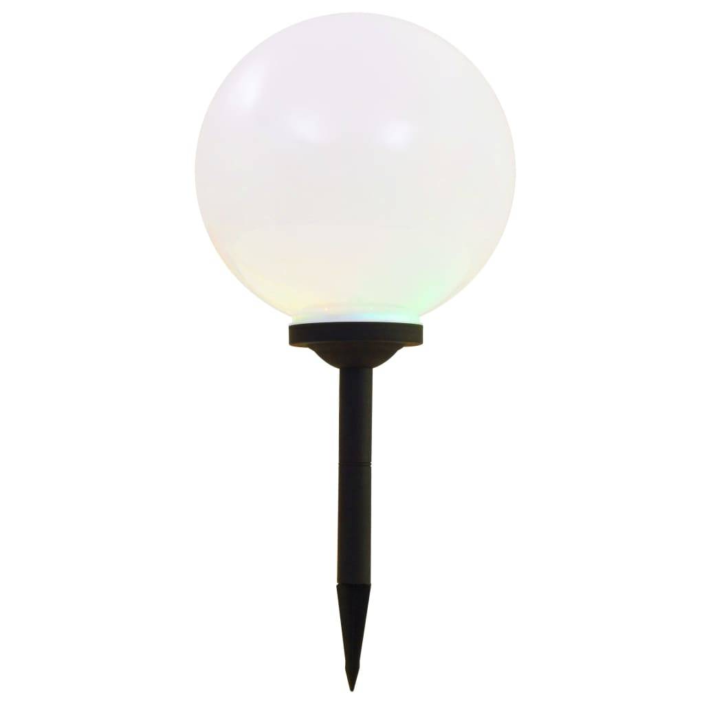 vidaXL Außen-Solarlampen 4 Stk. LED Kugel 30 cm RGB