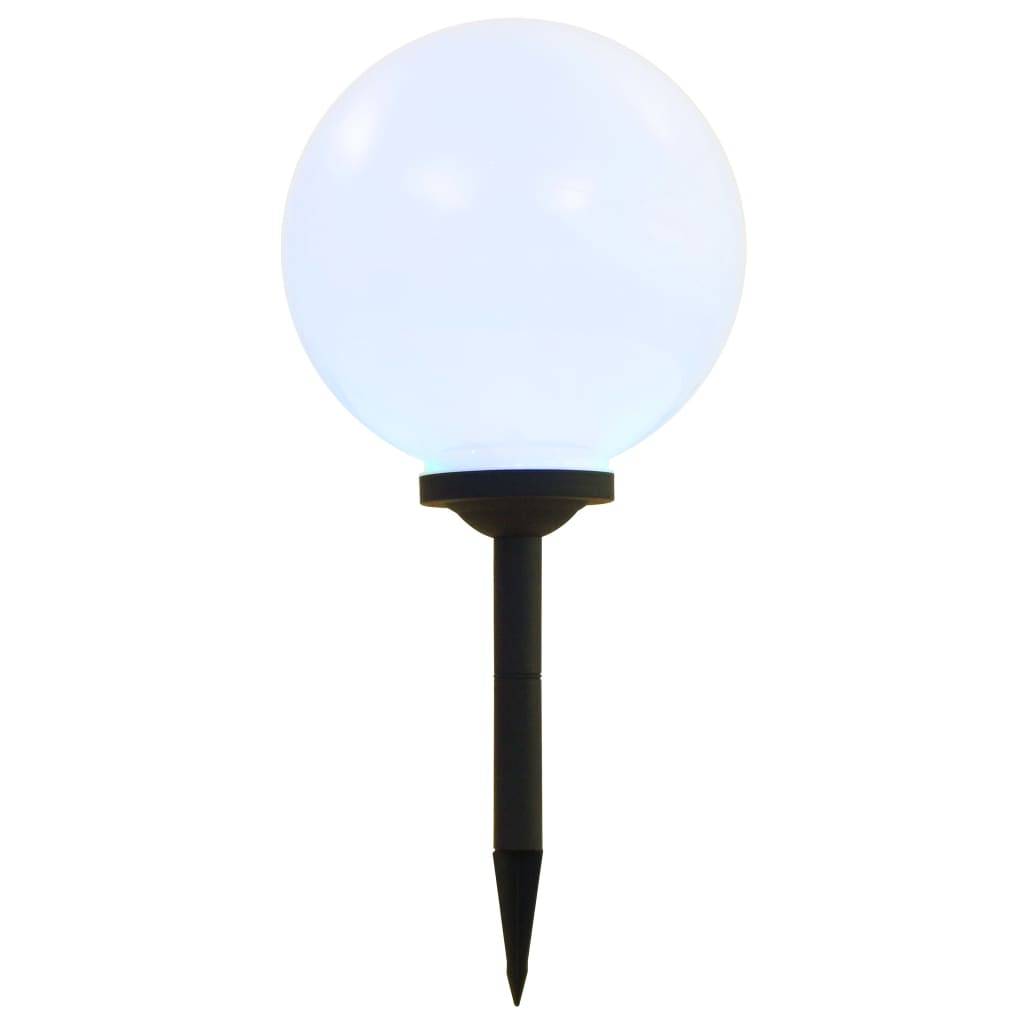 vidaXL Außen-Solarlampen 4 Stk. LED Kugel 30 cm RGB