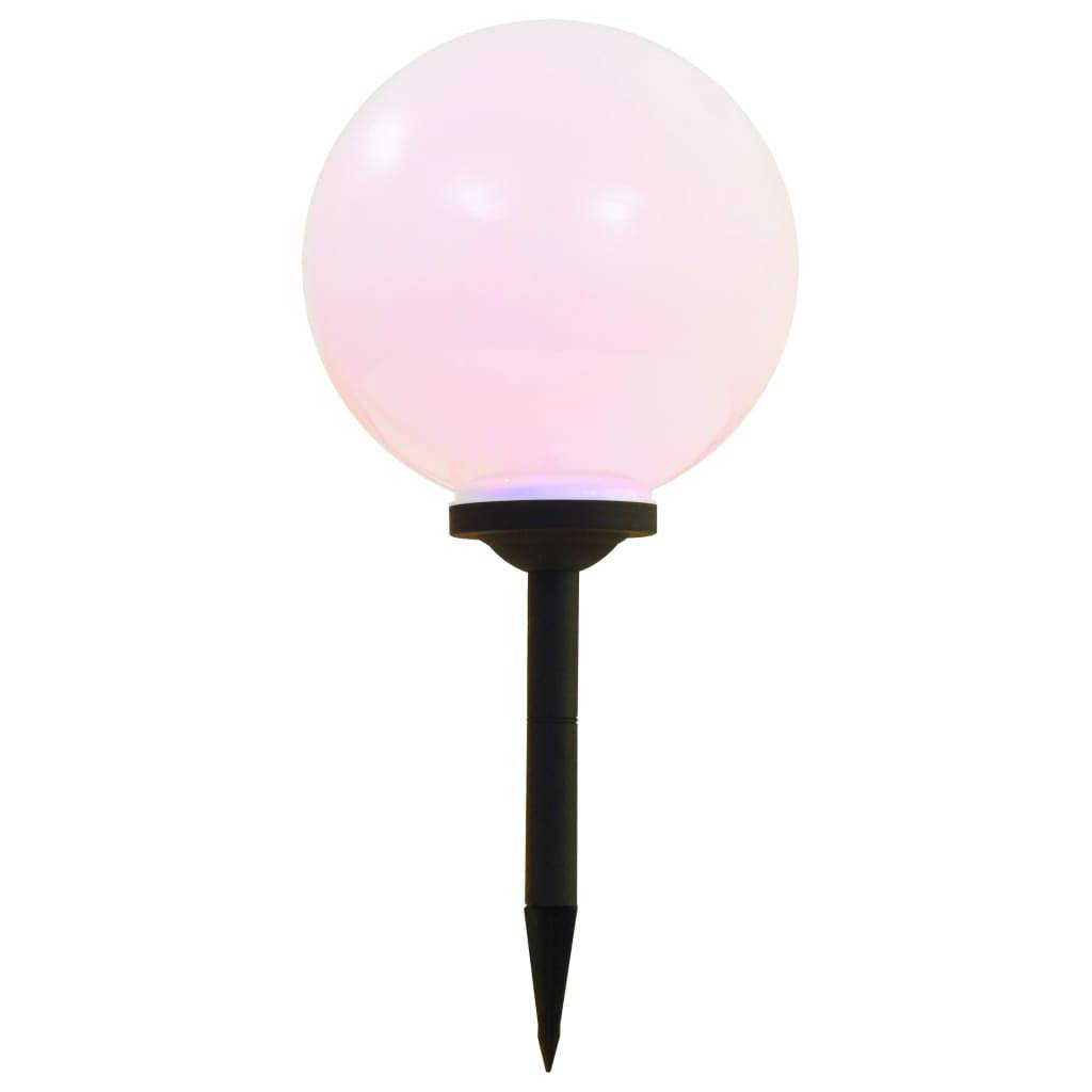 vidaXL Außen-Solarlampen 4 Stk. LED Kugel 30 cm RGB