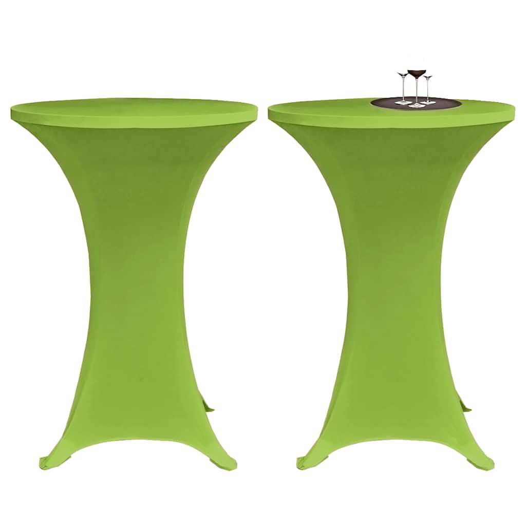 vidaXL Stretch-Tischhussen 4 Stk. 60 cm Grün