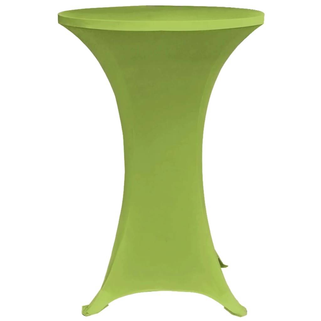 vidaXL Stretch-Tischhussen 4 Stk. 70 cm Grün