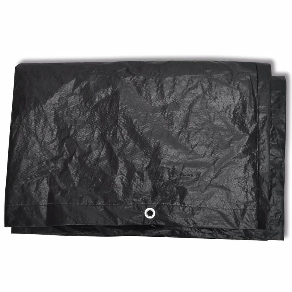 vidaXL Gartenmöbel-Abdeckungen 2 Stk. 8 Ösen 140x70x90 cm
