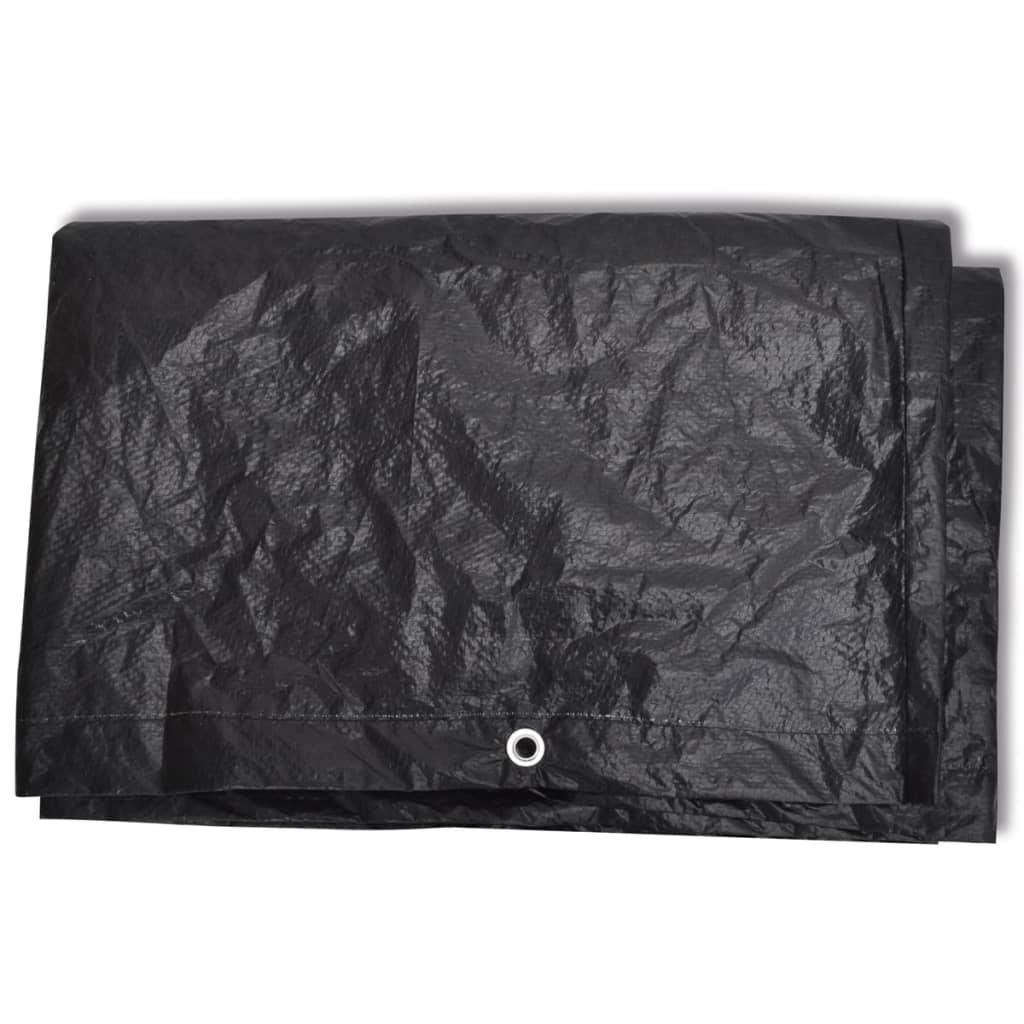 vidaXL Gartenmöbel-Abdeckungen 2 Stk. 8 Ösen 180x70x90 cm