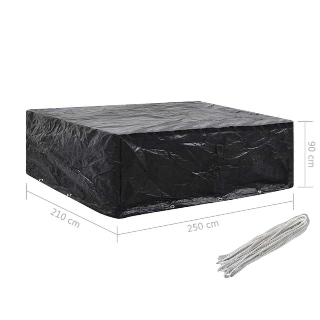 vidaXL Gartenmöbel-Abdeckung 8 Ösen 250x210x90 cm