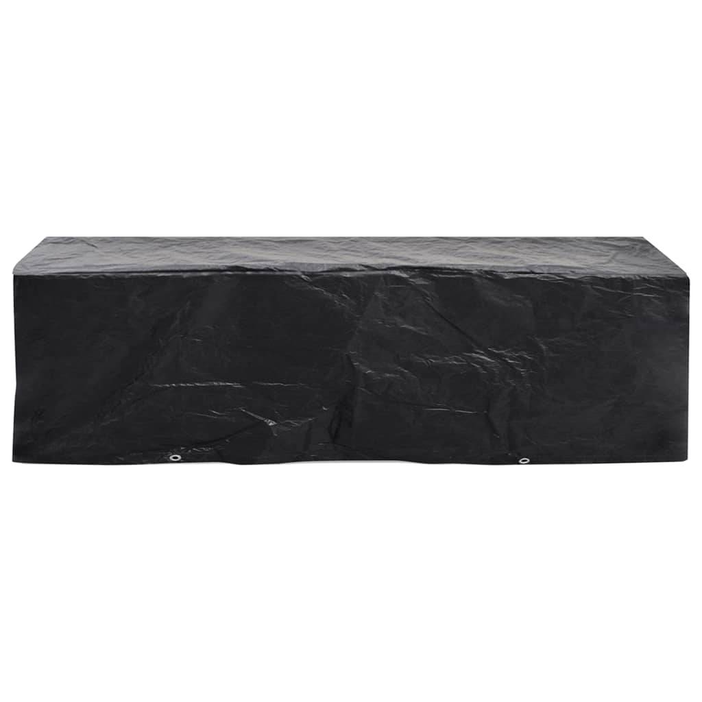 vidaXL Gartenliege-Abdeckungen 2 Stk. 8 Ösen 218x77x55 cm