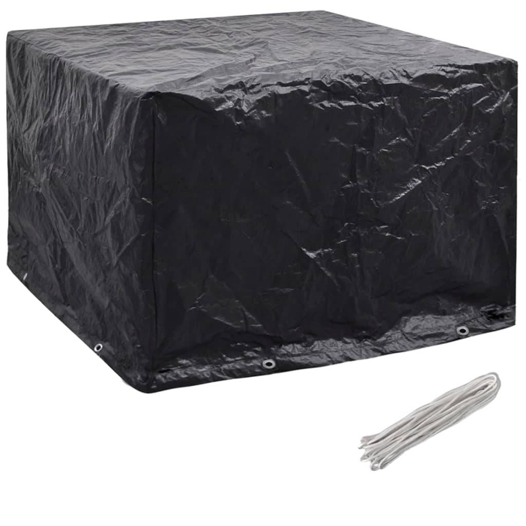 vidaXL Gartenmöbel-Abdeckungen 2 Stk. 8 Ösen 122x112x98 cm
