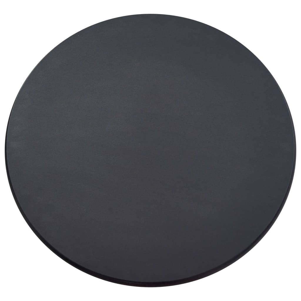 vidaXL Bartisch Schwarz 60×107,5 cm MDF