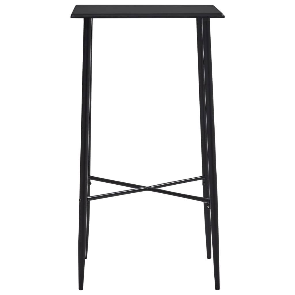 vidaXL 5-tlg. Bar-Set Stoff Schwarz