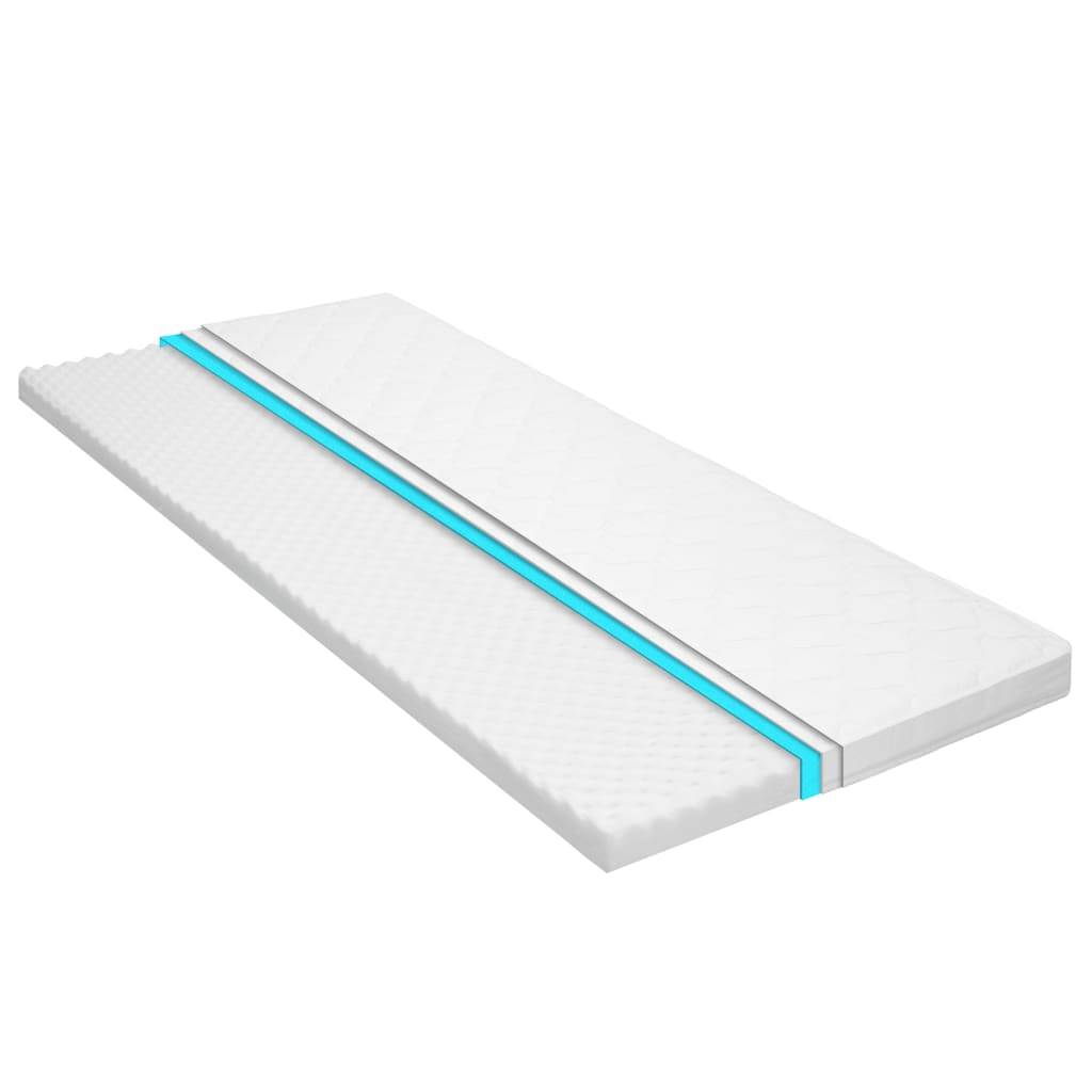 vidaXL Matratzenauflage 100 x 200 cm Kaltschaum Ei-Profil 6 cm