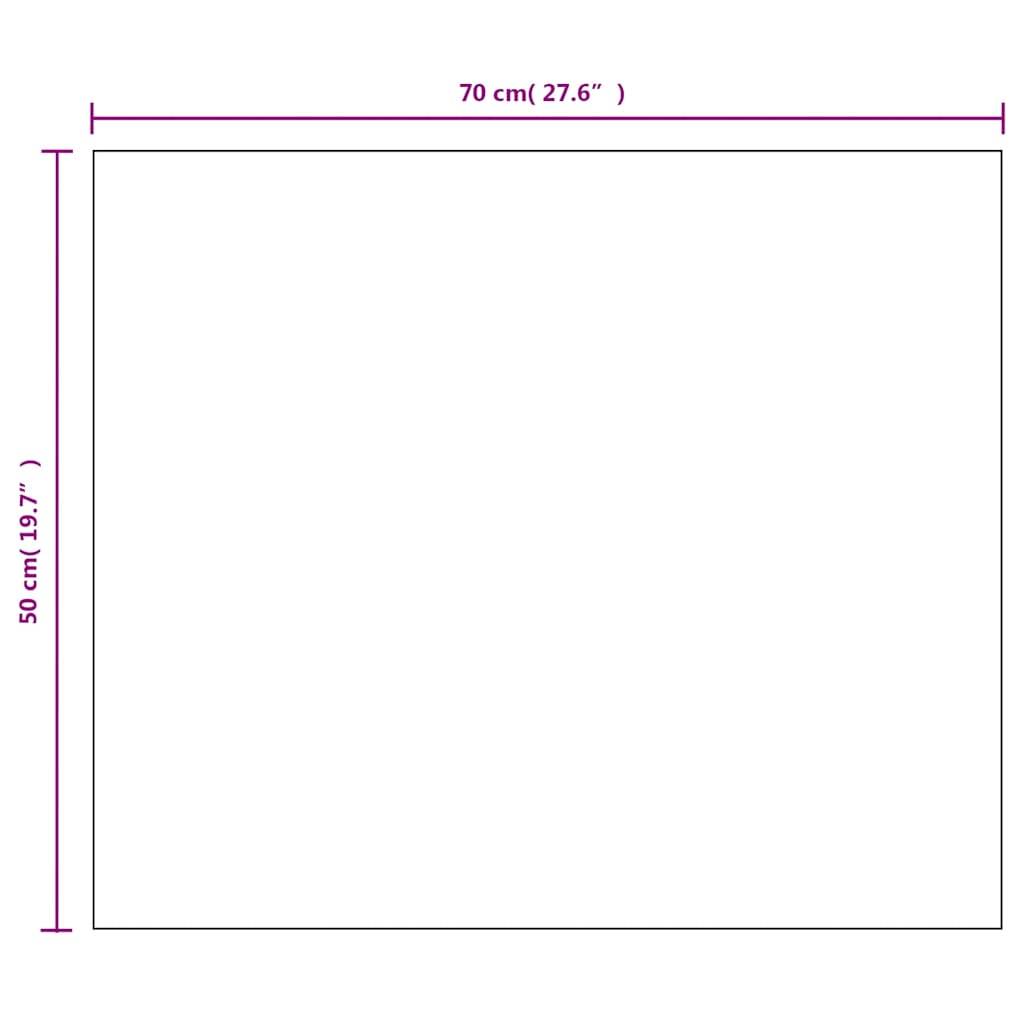 vidaXL Rahmenloser Spiegel 70x50 cm Glas