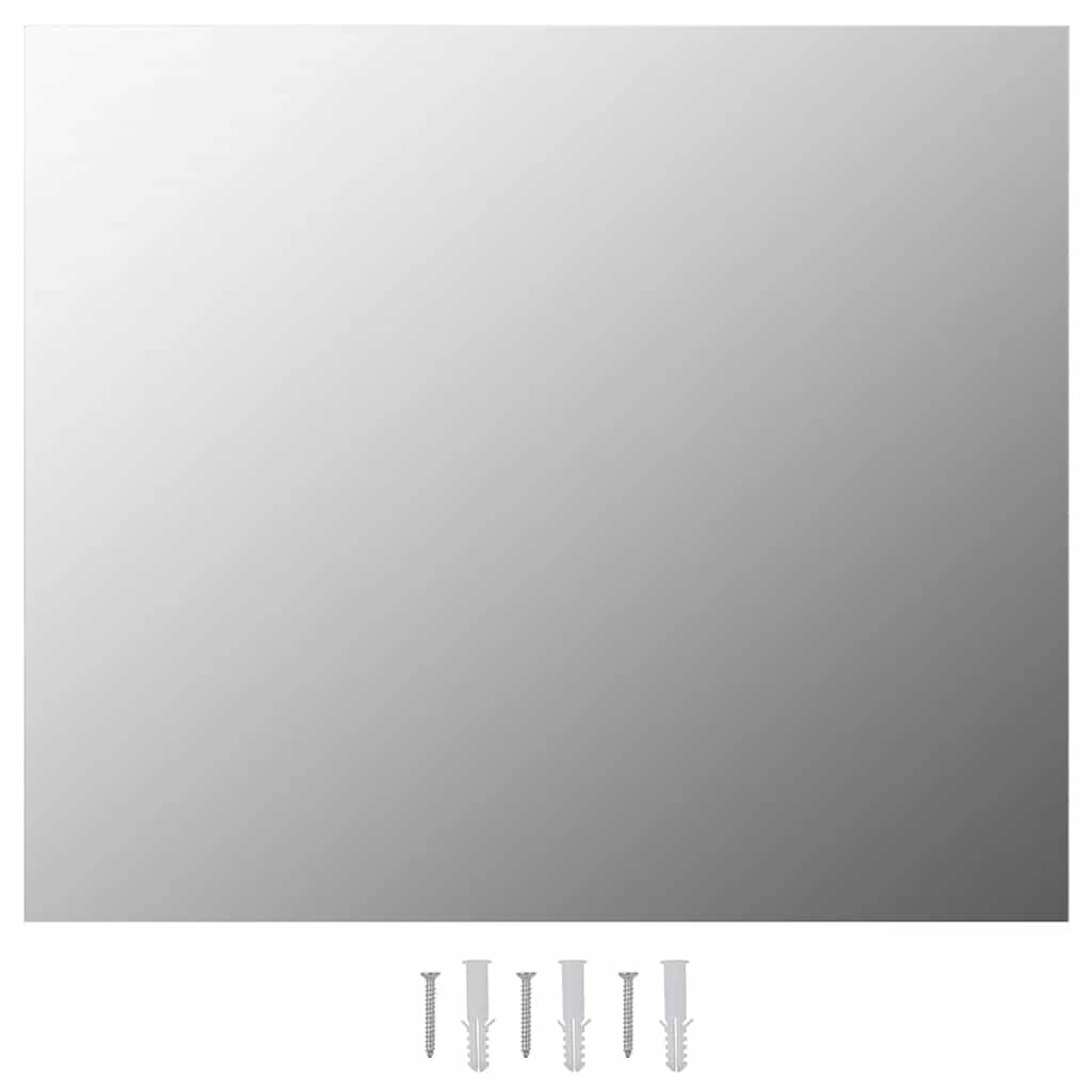 vidaXL Rahmenloser Spiegel 70x50 cm Glas