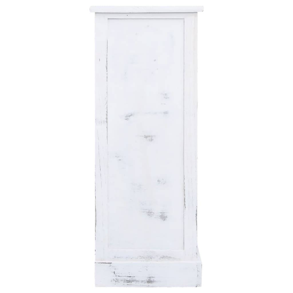 vidaXL Schubladenkommode Weiß 60x30x75 cm Holz