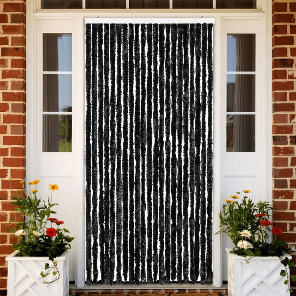 vidaXL Insektenschutz-Vorhang Anthrazit 90x220 cm Chenille