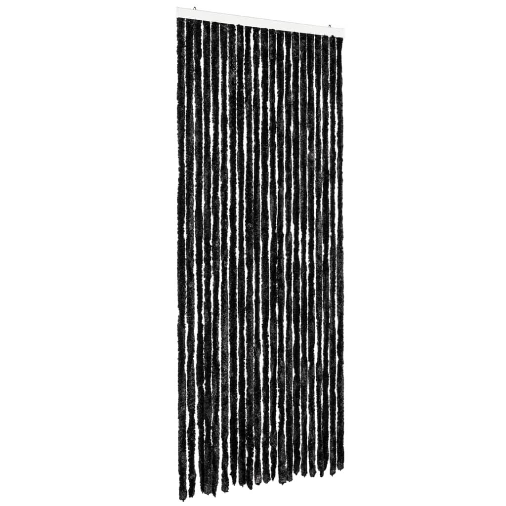 vidaXL Insektenschutz-Vorhang Anthrazit 90x220 cm Chenille