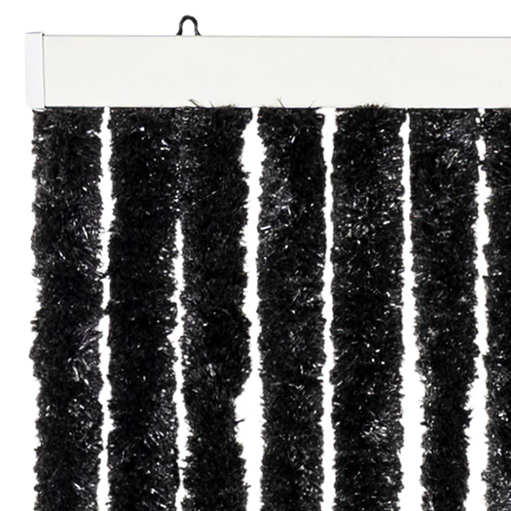 vidaXL Insektenschutz-Vorhang Anthrazit 90x220 cm Chenille