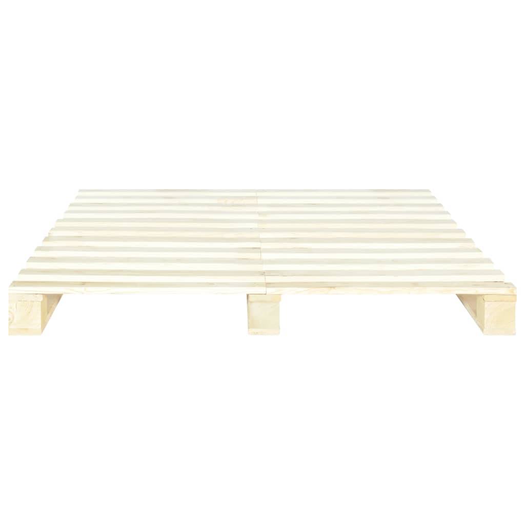 vidaXL Palettenbett Massivholz Kiefer 140×200 cm