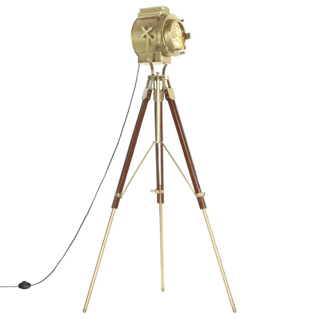 vidaXL Stehleuchte Dreibein Massivholz Mango 193 cm
