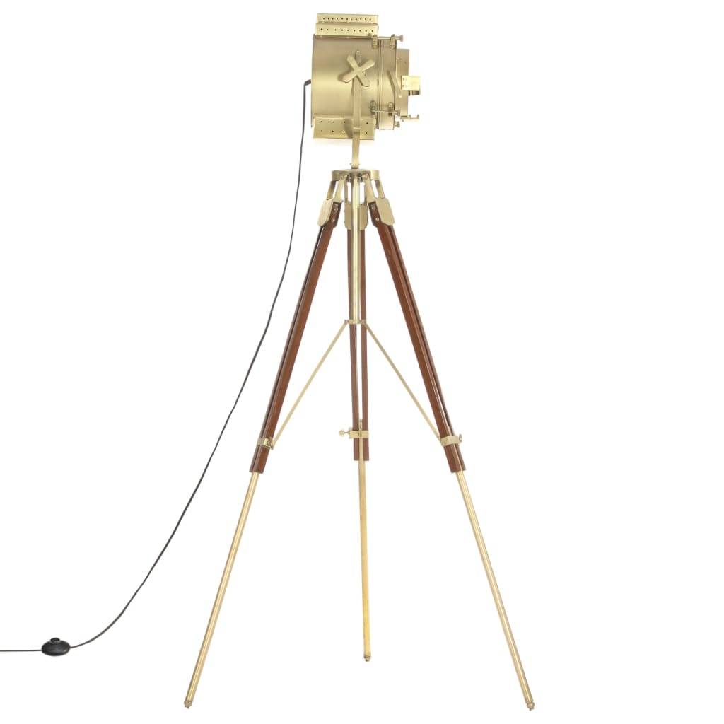 vidaXL Stehleuchte Dreibein Massivholz Mango 193 cm