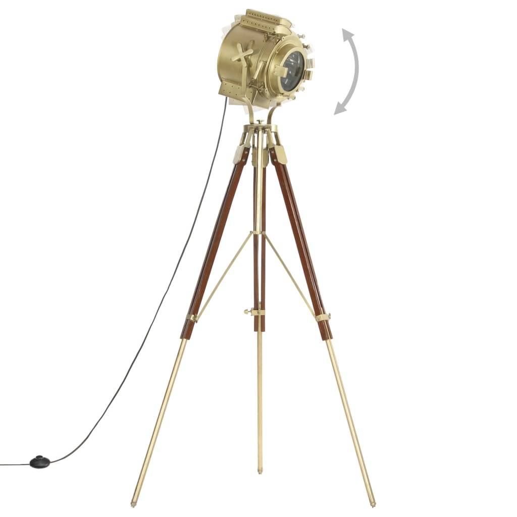 vidaXL Stehleuchte Dreibein Massivholz Mango 193 cm