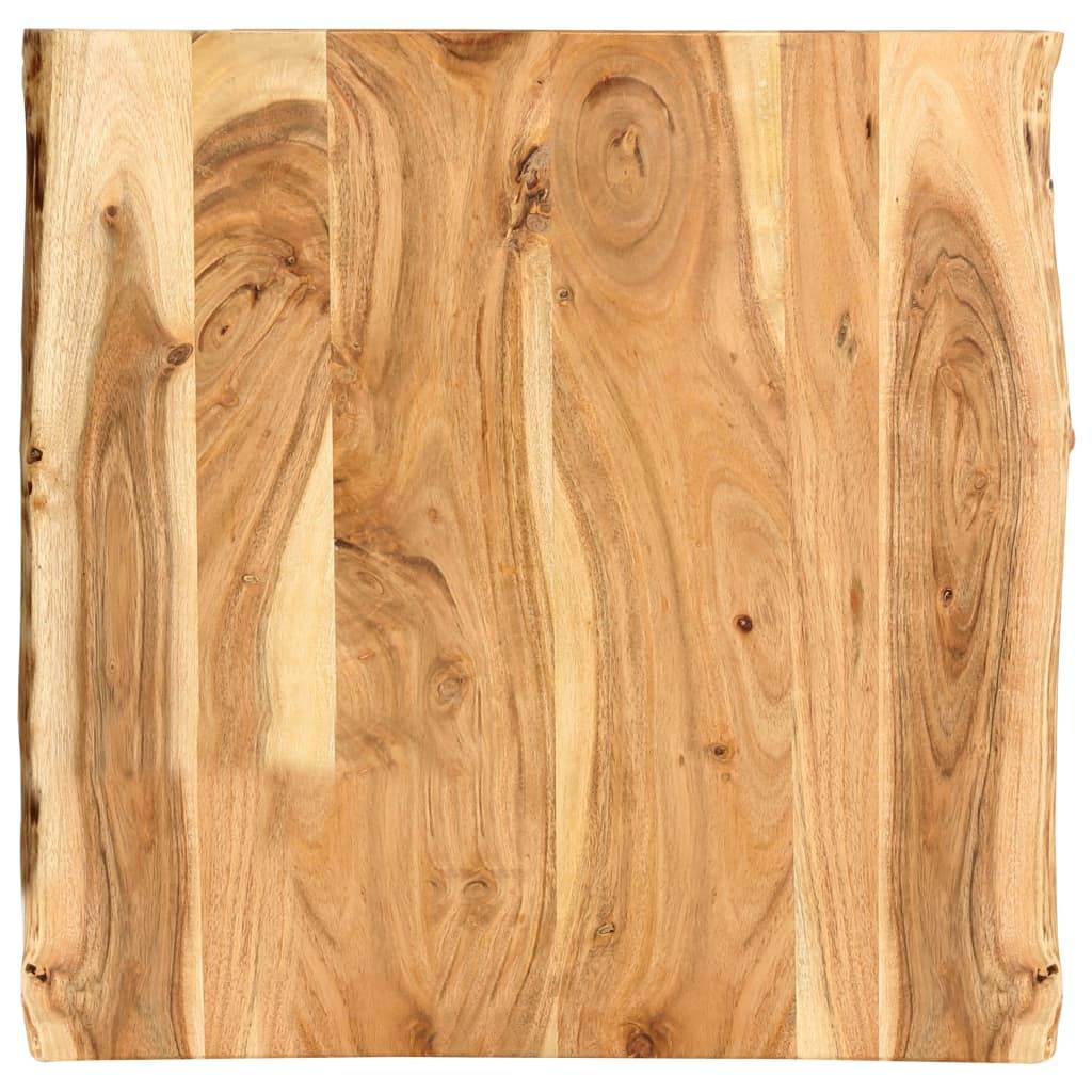 vidaXL Tischplatte Massivholz Akazie 58x(50-60)x2,5 cm
