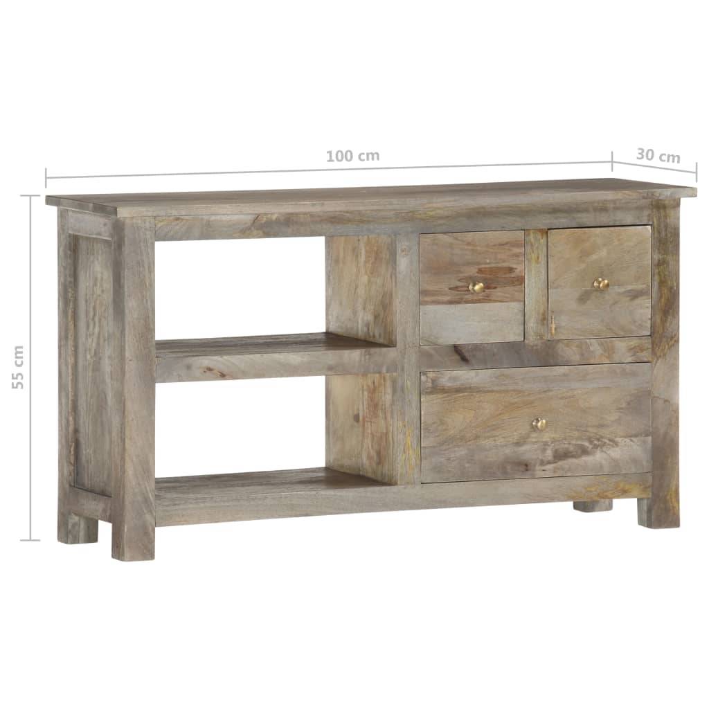 vidaXL TV-Schrank 100x30x55 cm Massivholz Mango
