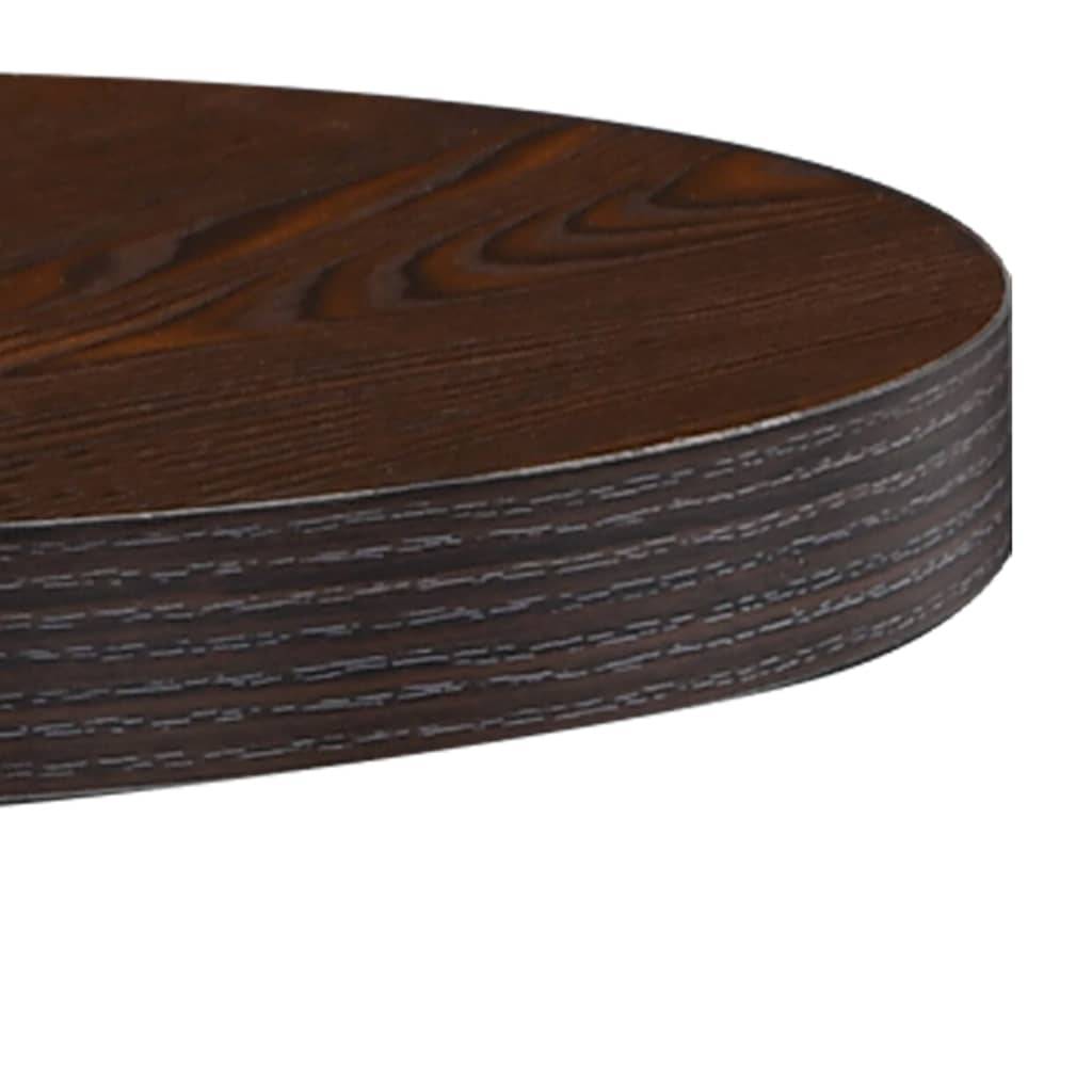 vidaXL Bistrotisch Dunkelbraun 40 cm MDF