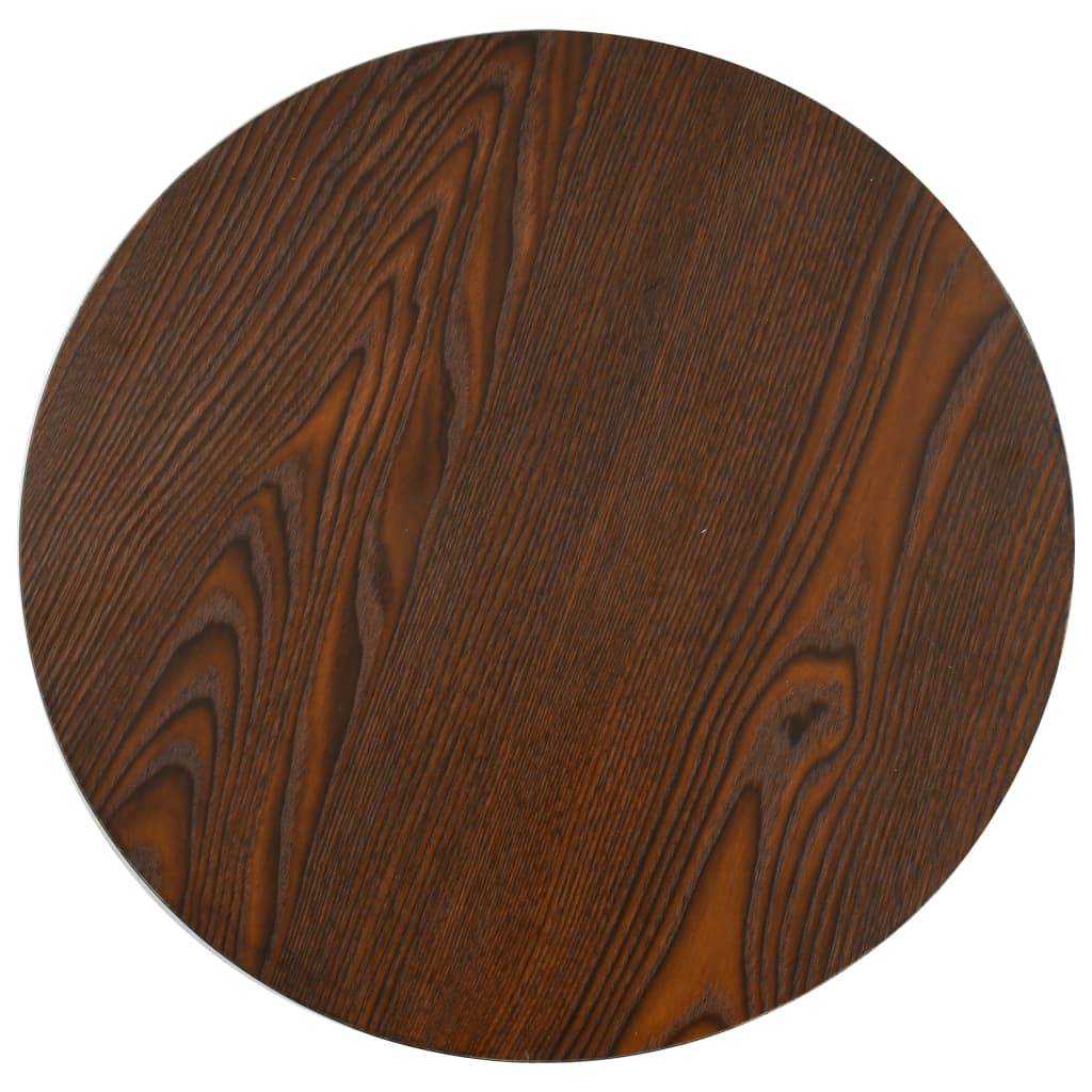 vidaXL Bistrotisch Dunkelbraun 40 cm MDF
