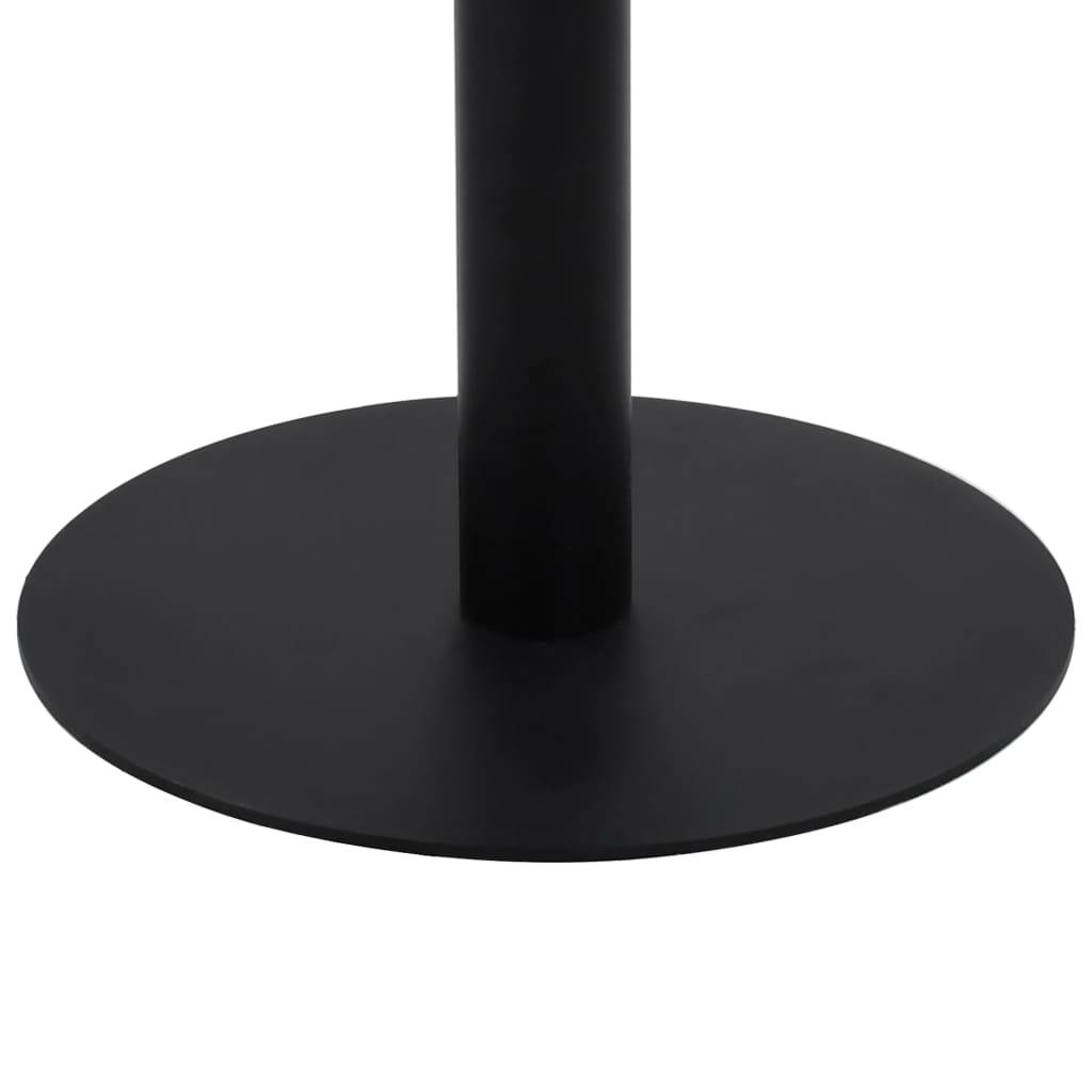 vidaXL Bistrotisch Dunkelbraun 80 cm MDF