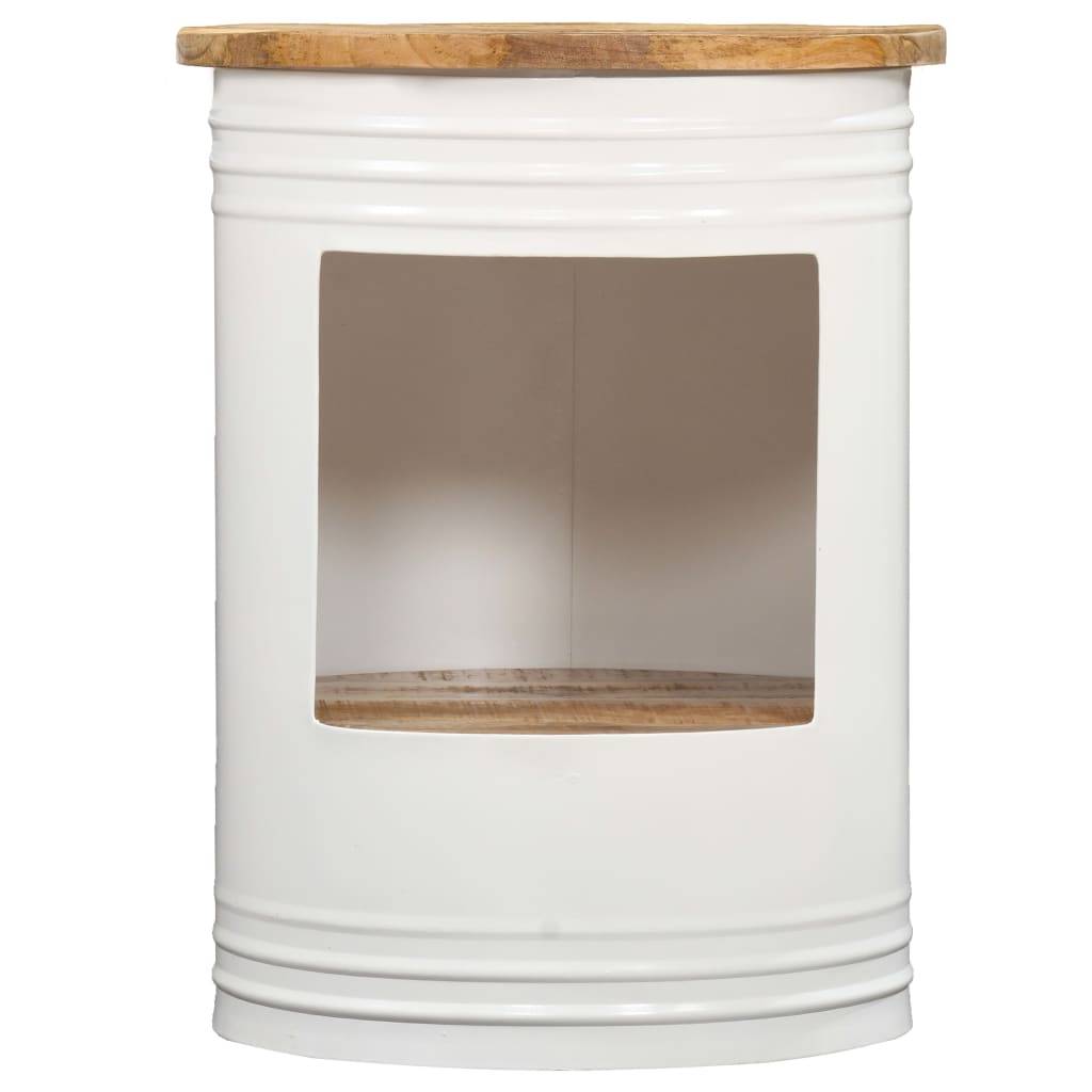 vidaXL Couchtisch 43×55 cm Massivholz Mango