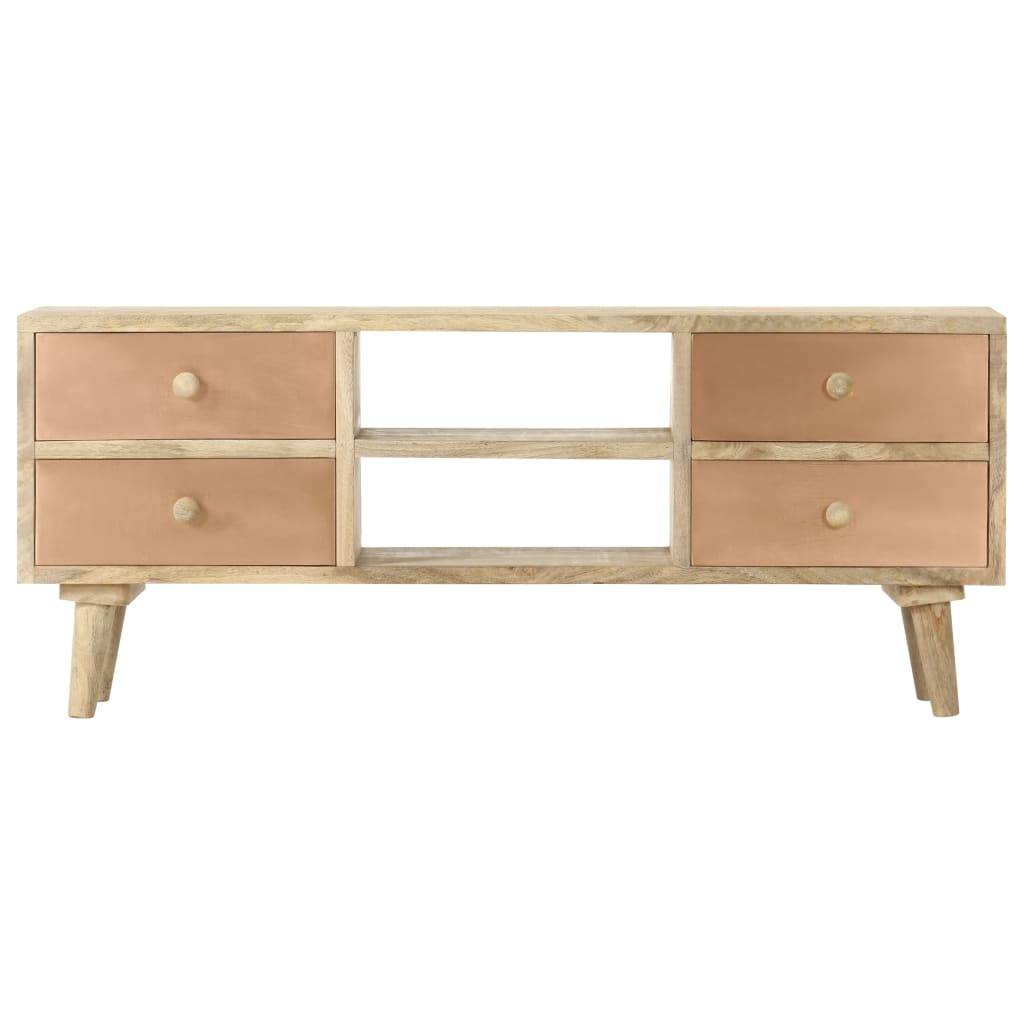 vidaXL TV-Schrank 110×30×45 cm Mango Massivholz