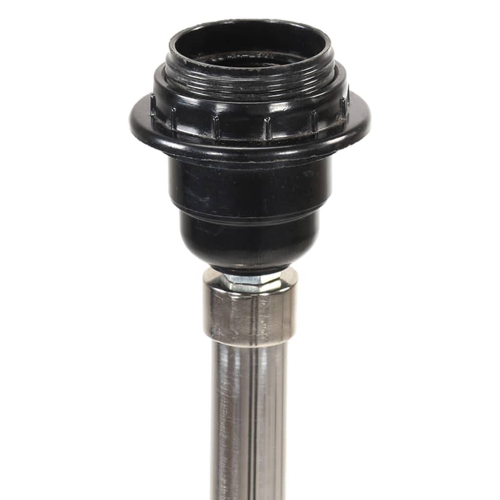 vidaXL Stativlampe Honigbraun und Grau Teak Massivholz 141 cm
