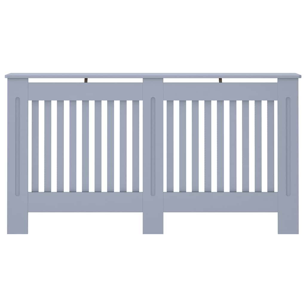 vidaXL Heizkörperverkleidung Anthrazit 152x19x81,5 cm MDF