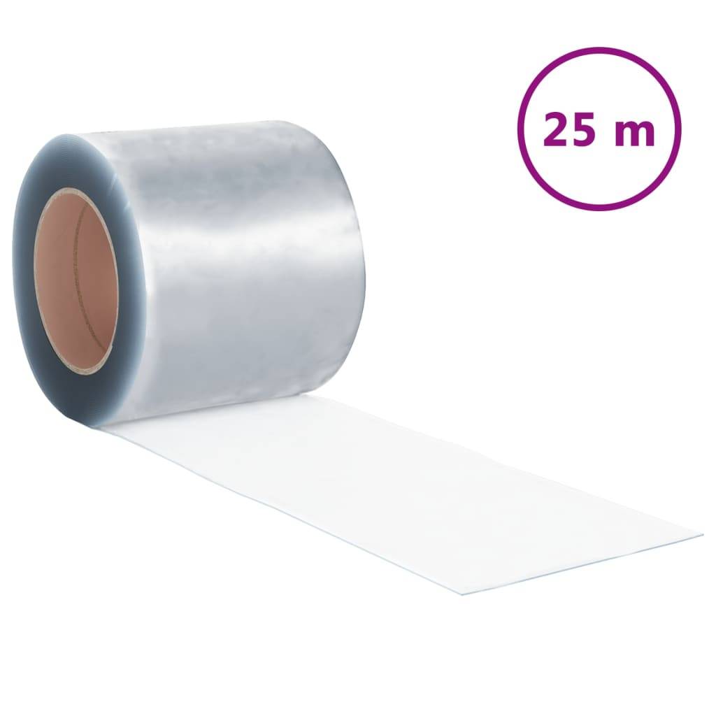 vidaXL Streifenvorhang Rolle PVC 2 mm x 200 mm 25m