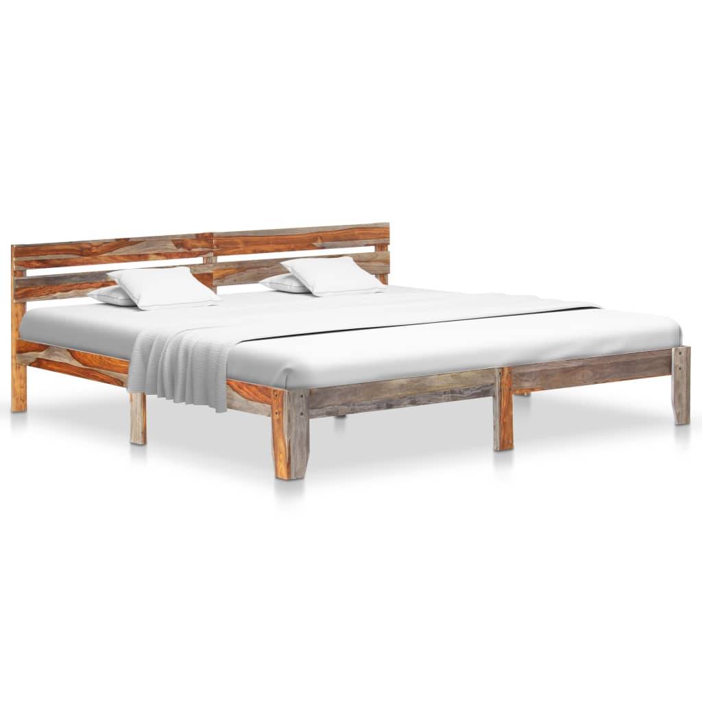 vidaXL Massivholzbett ohne Matratze 200x200 cm