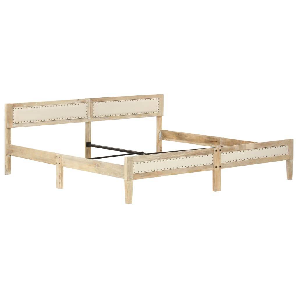 vidaXL Massivholzbett Mango 200 cm