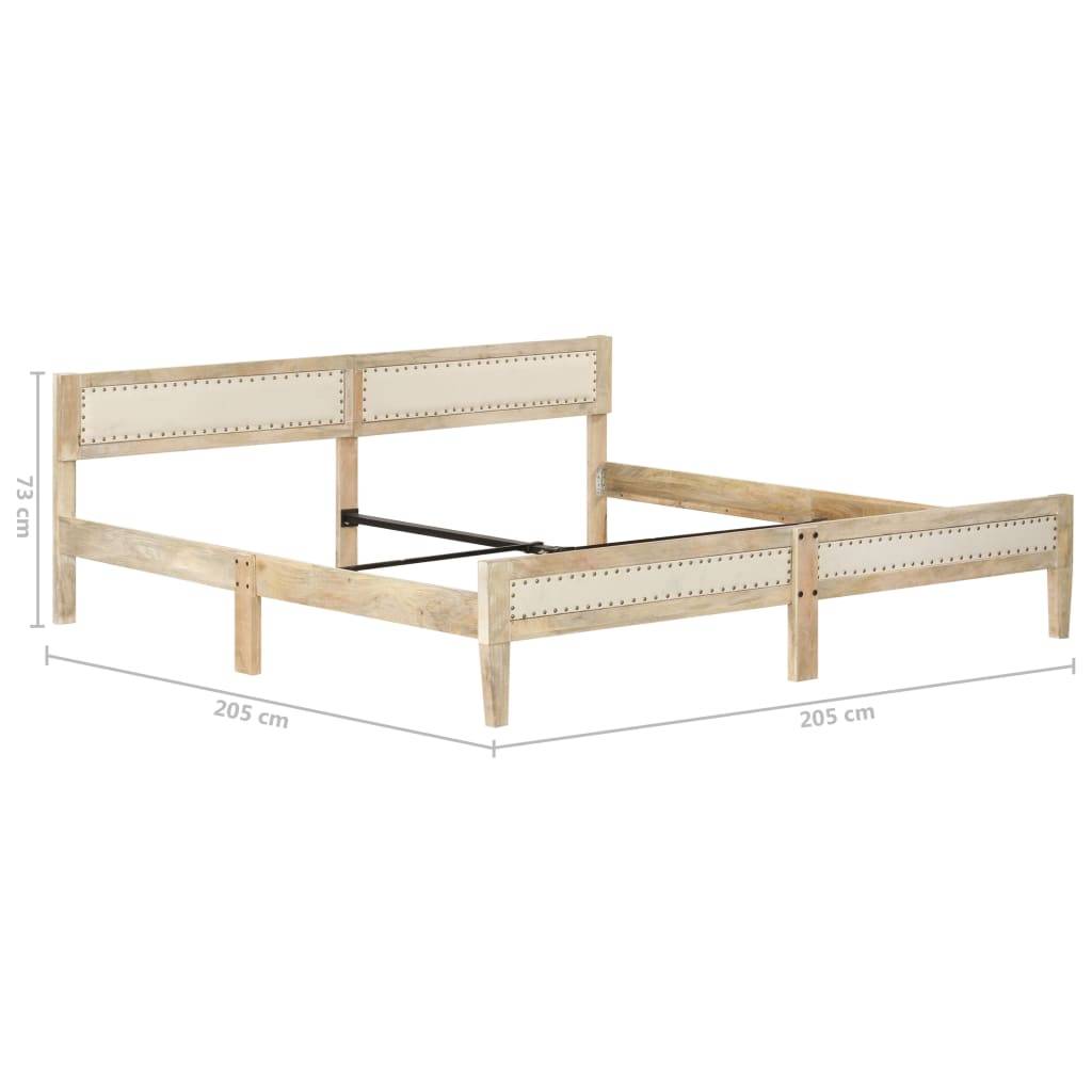 vidaXL Massivholzbett Mango 200 cm
