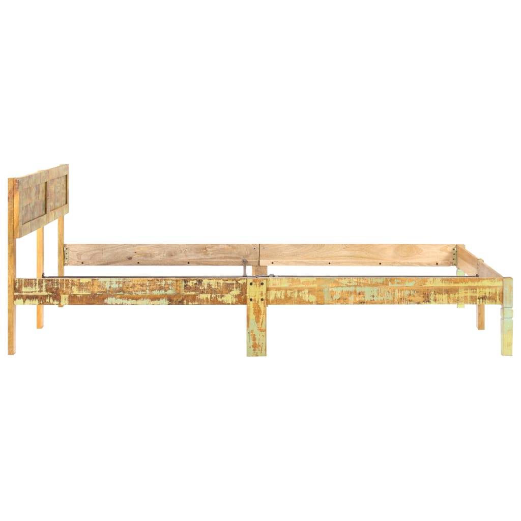 vidaXL Massivholzbett Altholz 180x200 cm